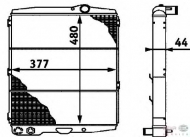 Теплообменник BEHR HELLA SERVICE 8MK 376 714-721