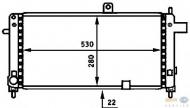 Теплообменник BEHR HELLA SERVICE 8MK 376 715-671