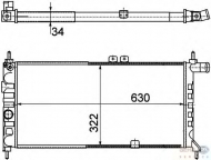 Теплообменник BEHR HELLA SERVICE 8MK 376 715-751
