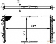 Теплообменник BEHR HELLA SERVICE 8MK 376 716-321