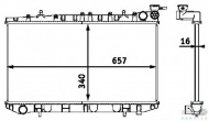 Теплообменник BEHR HELLA SERVICE 8MK 376 718-501