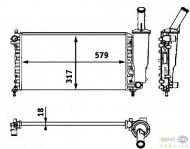 Теплообменник BEHR HELLA SERVICE 8MK 376 718-581