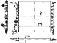 Теплообменник BEHR HELLA SERVICE 8MK 376 720-021