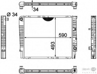 Теплообменник BEHR HELLA SERVICE 8MK 376 721-001