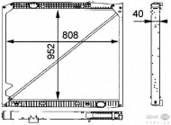 Теплообменник BEHR HELLA SERVICE 8MK 376 721-231