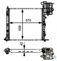 Теплообменник BEHR HELLA SERVICE 8MK 376 721-391