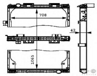 Теплообменник BEHR HELLA SERVICE 8MK 376 721-461