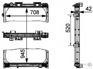 Теплообменник BEHR HELLA SERVICE 8MK 376 721-761
