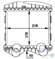 Теплообменник BEHR HELLA SERVICE 8ML 376 723-021