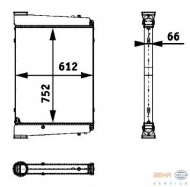 Теплообменник BEHR HELLA SERVICE 8ML 376 724-351