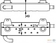 Теплообменник BEHR HELLA SERVICE 8MO 376 725-071