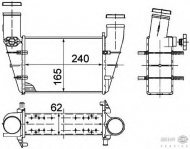 Теплообменник BEHR HELLA SERVICE 8ML 376 727-581