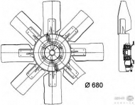 Вентилятор BEHR HELLA SERVICE 8MV 376 728-081