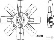 Вентилятор BEHR HELLA SERVICE 8MV 376 728-601