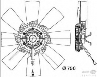 Вентилятор BEHR HELLA SERVICE 8MV 376 734-321