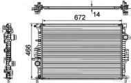 Теплообменник BEHR HELLA SERVICE 8MK 376 745-591