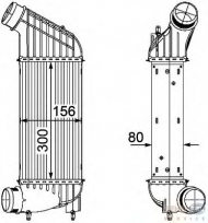 Теплообменник BEHR HELLA SERVICE 8ML 376 746-361