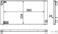 Теплообменник BEHR HELLA SERVICE 8MK 376 754-221