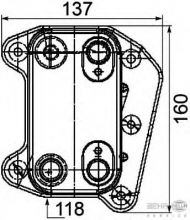 Теплообменник BEHR HELLA SERVICE 8MO 376 755-261