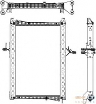 Теплообменник BEHR HELLA SERVICE 8MK 376 755-411