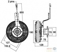 Сцепление BEHR HELLA SERVICE 8MV 376 758-471