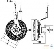 Сцепление BEHR HELLA SERVICE 8MV 376 758-511