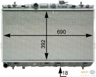 Теплообменник BEHR HELLA SERVICE 8MK 376 762-721