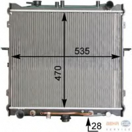 Теплообменник BEHR HELLA SERVICE 8MK 376 763-511