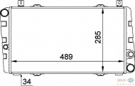 Теплообменник BEHR HELLA SERVICE 8MK 376 764-071