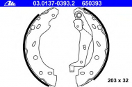 Комлект тормозных накладок ATE 03.0137-0393.2