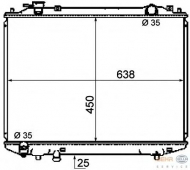 Теплообменник BEHR HELLA SERVICE 8MK 376 787-101