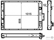 Теплообменник BEHR HELLA SERVICE 8MK 376 792-091