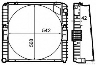 Теплообменник BEHR HELLA SERVICE 8MK 376 792-181