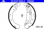 Комлект тормозных накладок ATE 03.0137-0424.2