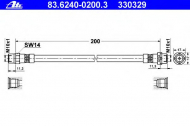 Шлангопровод ATE 83.6240-0200.3