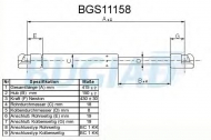 Газовая пружина BUGIAD BGS11158