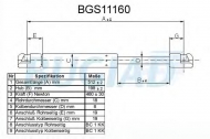 Газовая пружина BUGIAD BGS11160
