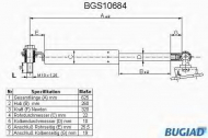Газовая пружина BUGIAD BGS10684