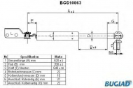 Газовая пружина BUGIAD BGS10863