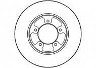 Тормозной диск NATIONAL NBD755