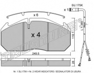 Комплект тормозных колодок TRUSTING 602.2W