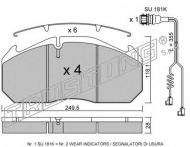 Комплект тормозных колодок TRUSTING 602.4W