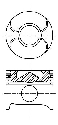 Поршень NÜRAL 87-117900-00