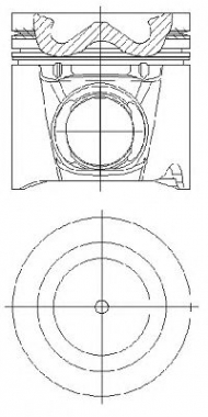 Поршень NÜRAL 87-421600-00