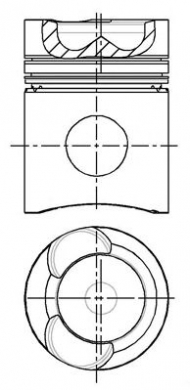Поршень NÜRAL 87-405600-70