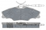 Комплект тормозных колодок SCT Germany SP 228