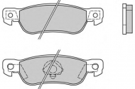 Комплект тормозных колодок E.T.F. 12-0436