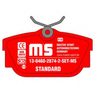 Комплект тормозных колодок MASTER-SPORT 13-0460-2874-2-SET-MS