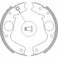 Комлект тормозных накладок WOKING Z4148.00