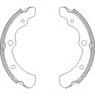Комлект тормозных накладок WOKING Z4165.00